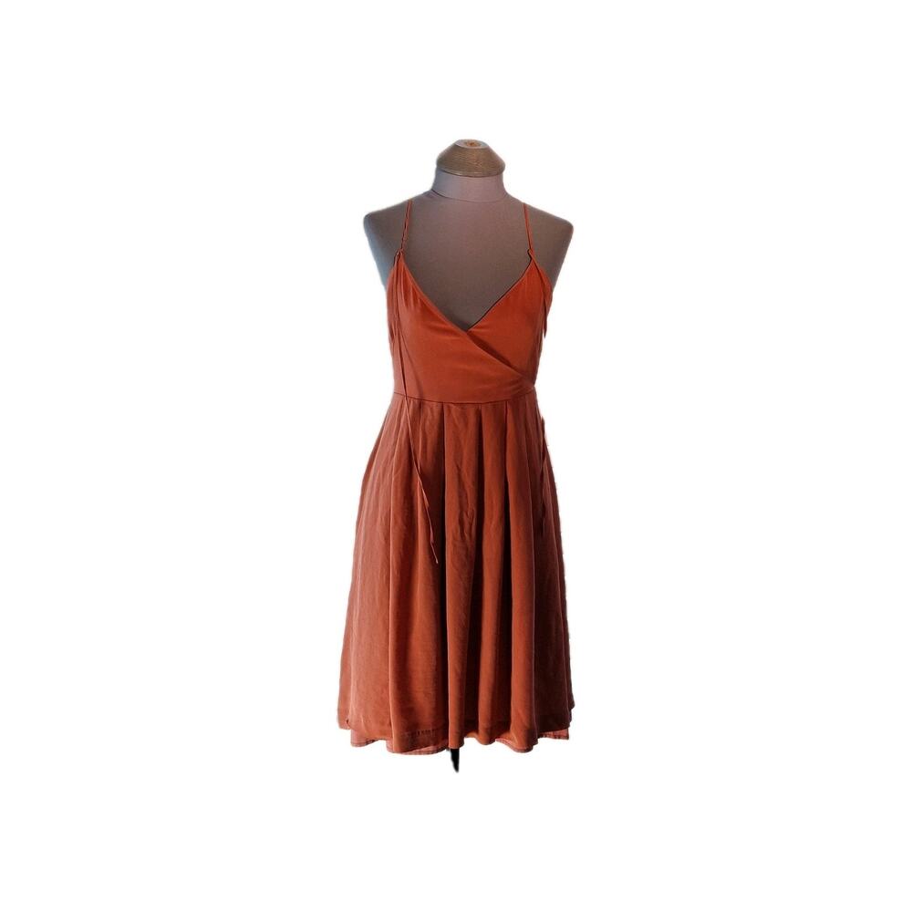 Madewell Size 2 Silk Dancer's Dress Sleeveless Spaghetti Straps